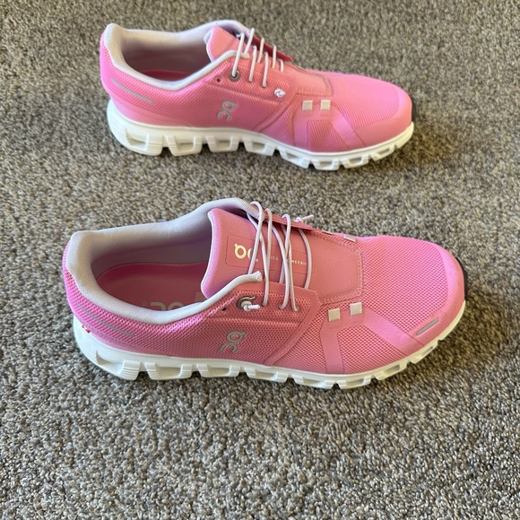 On Running Women's Pink Sneakers - Picture 4 of 7